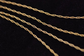 14金ゴールドフィルドのチェーンを使用したアクセサリーの作り方