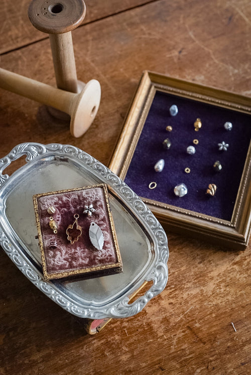 ブロンズゴールド × シルバーでつくるアクセサリー*レミース自由が丘店