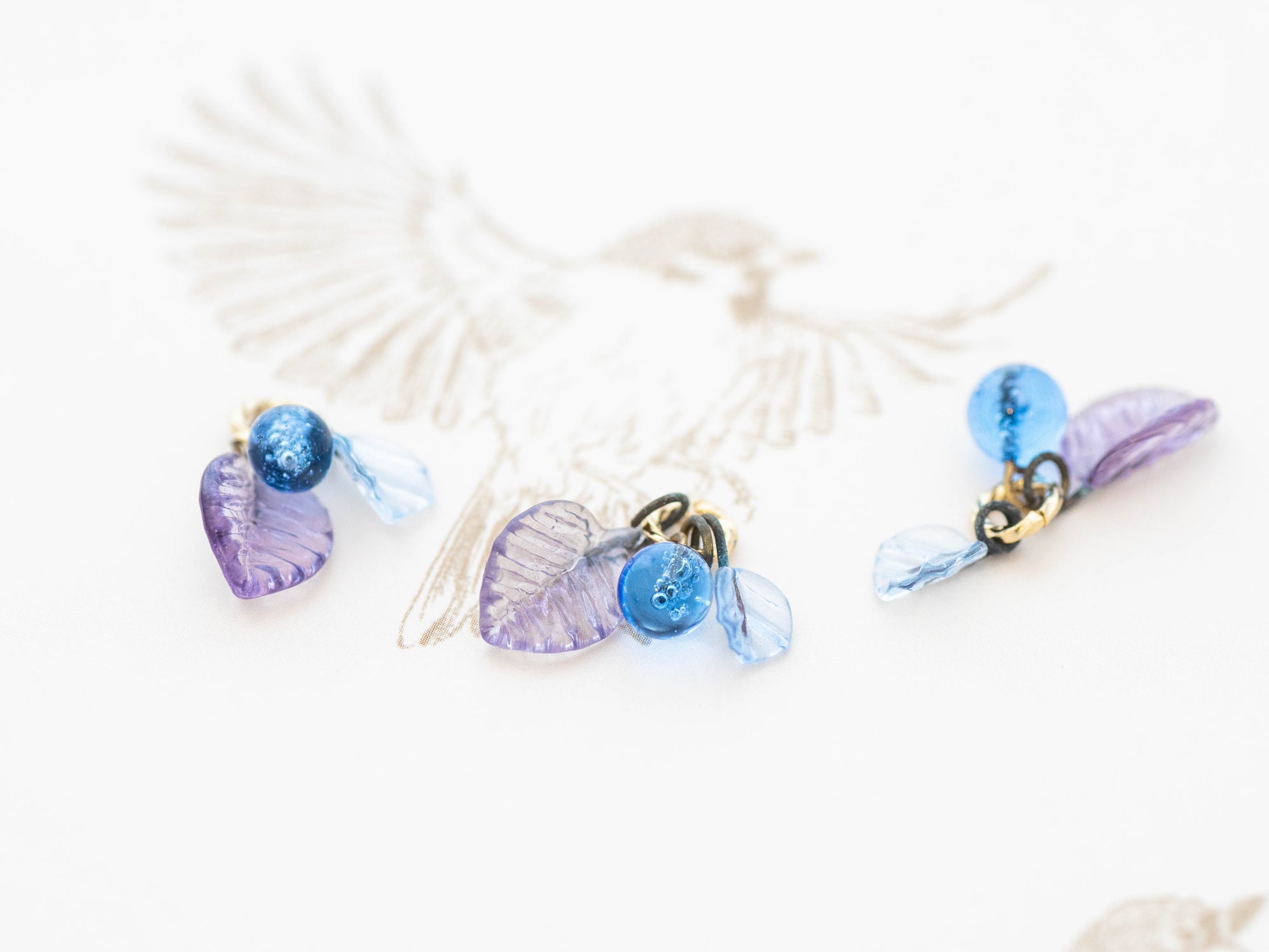 ブルーベリーのようなヴィンテージチャーム＊レミース横浜店